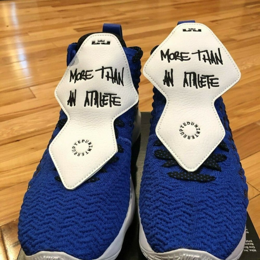 Nike LeBron XVII MTAA GS Racer Blue White Black - Picture 2 of 7
